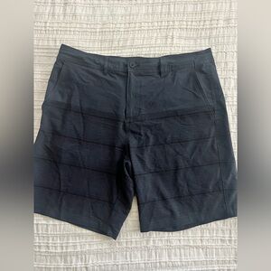 Goodfellow & Co Black and Charcoal Board Shorts size 36